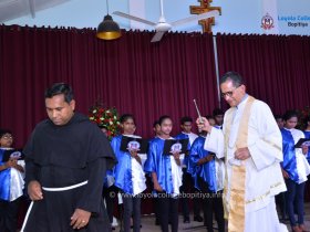 Solemn blessing of the St. Clare's Building complex of Primary Section