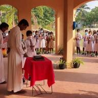 Loyolians celebrated the birthday of the Vice Rector of the College